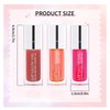 Leogony 3PSC Hydrating Lip Glow Oil Set, Long Lasting Plumping