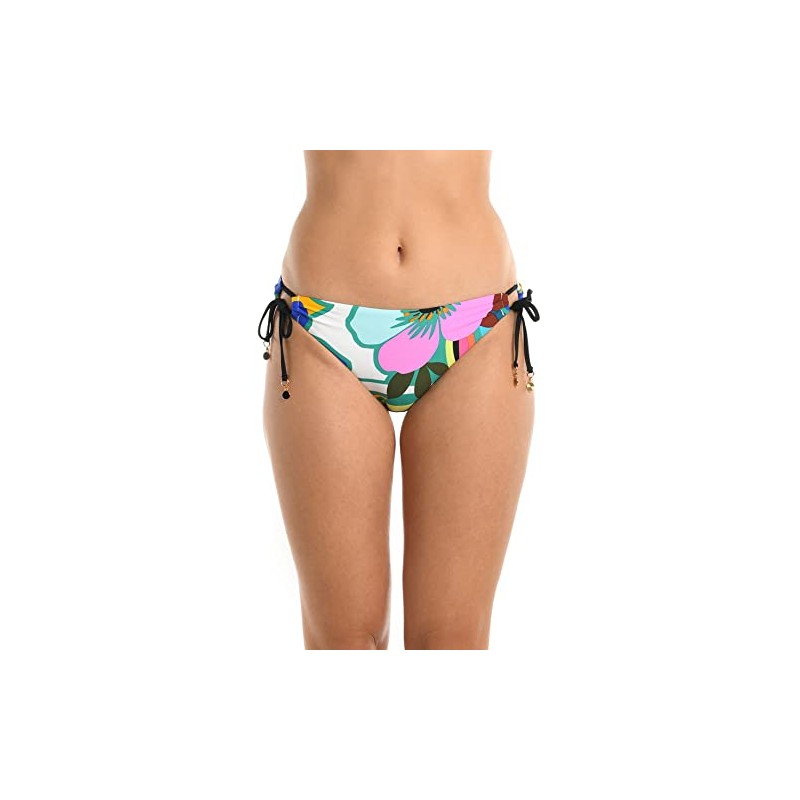 La Blanca Women's Side Shirred Hipster Pant Bikini Bottom Bikini