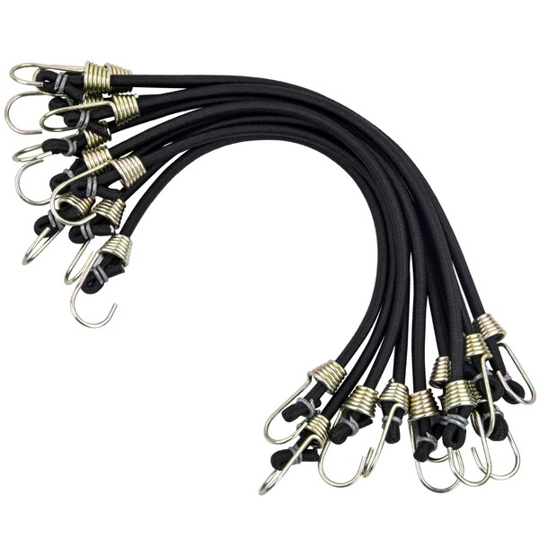 10 Piece Expander Set Car Tie Down Straps with Hooks
