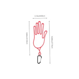 Totority 2pcs Golf Glove Holders Universal Waterproof Plastic Glove Support Racks Anti-Shrink Design for Men and Women Golf Accessories for Drying