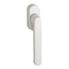 HOPPE Duraplus Luxembourg Window Handle in Aluminium Traffic White
