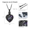 XSMZB Crystal Heart Cremation Jewelry for Ashes Pendant Dolphin Urn