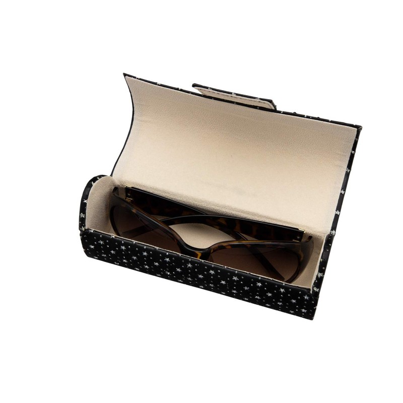 Mukojima 70C083-2 Sunglasses Glasses Case Semi-Hard Magnet Type Star Pattern