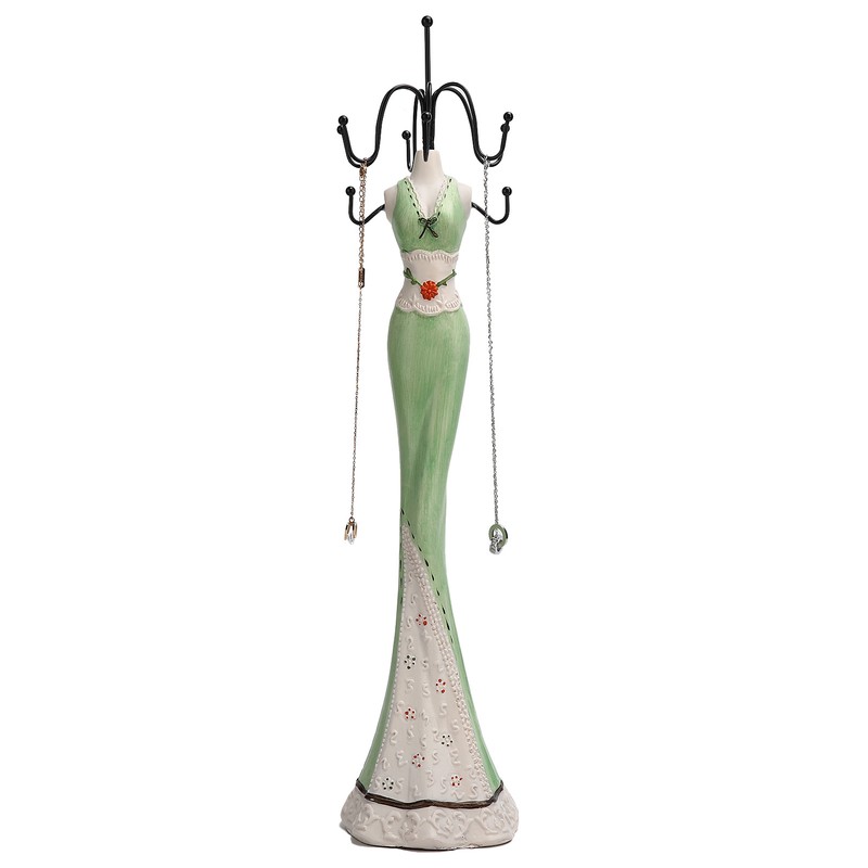 Necklace Display Stand Model Shaped Jewelry Earrings Storage Holder Organizer