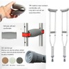 UU-ZHANG Crutch kit, crutch pad for armpits, handle cover and