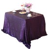 JYFLZQ Purple Sequin Tablecloth 50" x 80" Rectangular Sparkly Drape