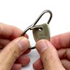TUNUKE Titanium Carabiner Small Key Chain Keyring Ring Lightweight Mini,