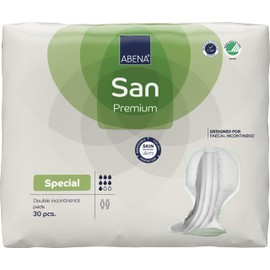 Abena San SPECIAL - Specifically Designed For Fecal Incontinence, 30 Count