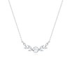 POSUR Gold CZ Necklaces for Women (CZ A, White Gold)