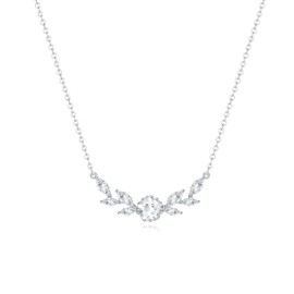 POSUR Gold CZ Necklaces for Women (CZ A, White Gold)