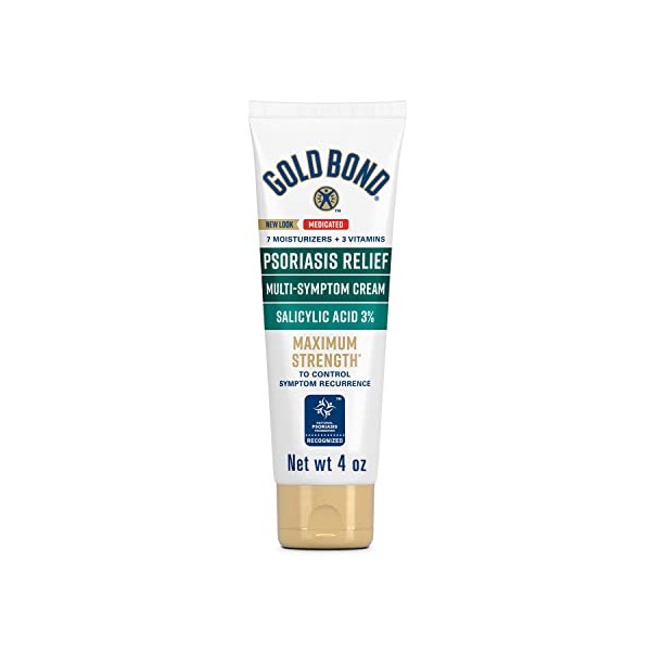 Gold Bond Multi-Symptom Psoriasis Relief Cream 4 oz., for Itchy & Scaling Skin