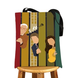 G2TUP Murders TV Show Tote Bag Arconia Gifts Mabel Oliver Charles Gifts OMITB Merchandise OMITB Gifts (red green CA)