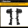 FUELHOOD Front Bumper Bracket for GMC Terrain 2018-2021 No.84709614/84709616/84362702/84362701/GM1043144/GM1042144 Left