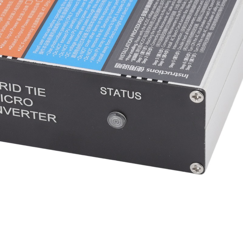 Solar Inverter Micro Aluminium Alloy IP55 Protection Grid Tie Inverter