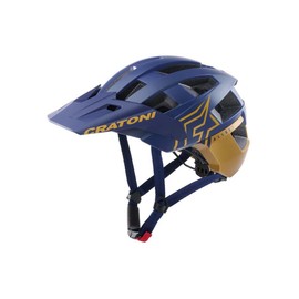 Winora Unisex - Adult Allset Pro Helmets, Blue/Gold Matt, M