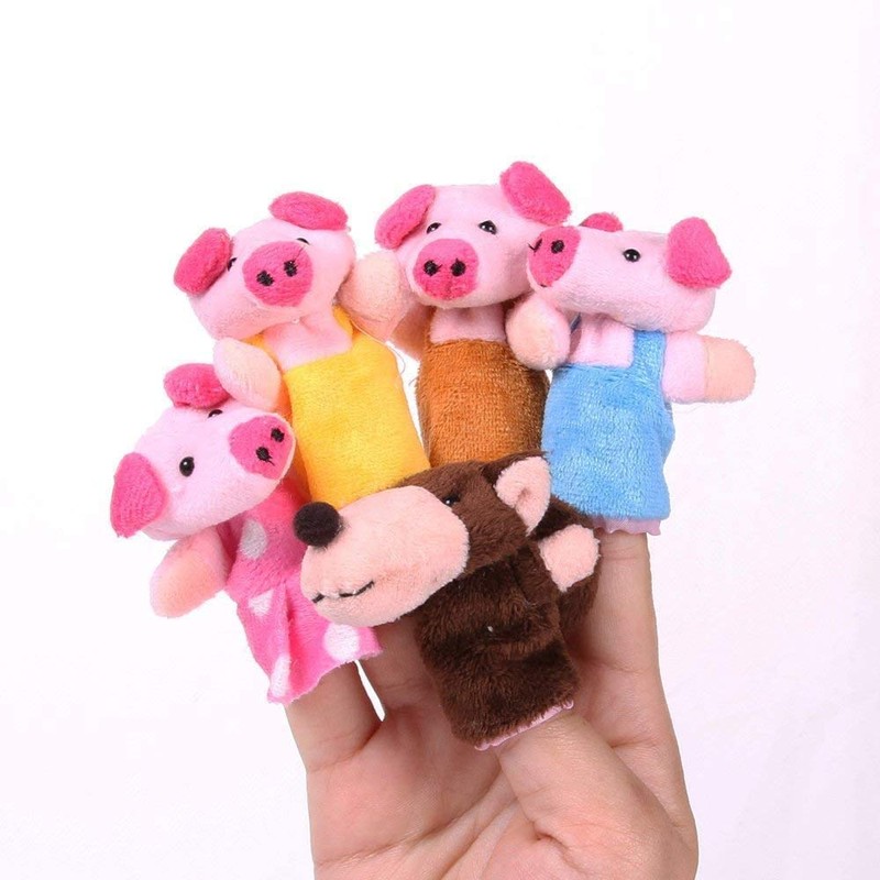 Jzhen Cute Animal Finger Puppets Toy, Finger Animals, Perfect for