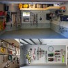 PiPaFox Garage Storage Double Hooks, Metal Wall Hooks Garage Storage