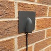 1STec 2 x Black External Brick Buster Plates Drill Damage