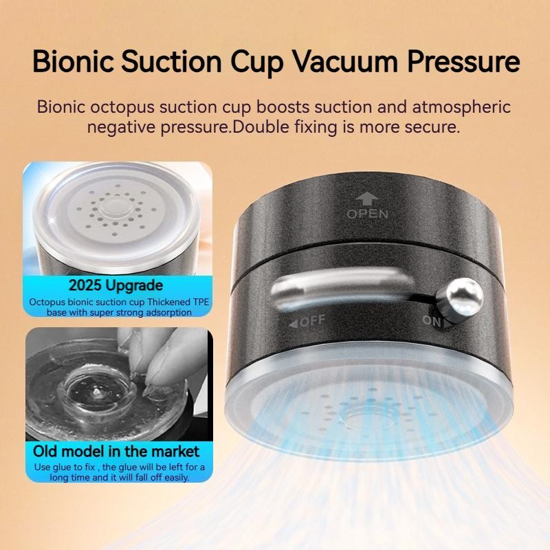 JOYTUTUS 360° Rotatable Vacuum Suction Car Phone Holder - Universal