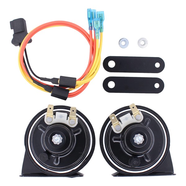 HouYeen Twin Tone Snail Horn 12V 3.5A 110DB for Fiesta