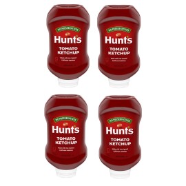 Hunt's Hunt’s Tomato Ketchup, 32 oz Squeeze Bottle (4 Pack) No High Fructose Corn Syrup