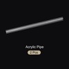 Rebower 10" Clear Plastic Rigid Pipe 13mm x 15mm(1/2" x