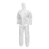 Nitras Men's Protective Overalls, White