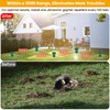Mole Repellent Solar Powered Ultrasonic,4 Pack Gopher Repellent Outdoor for