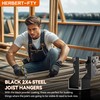 20 Pcs 2x4 Joist Hangers Black, Face Mount Joist Hangers