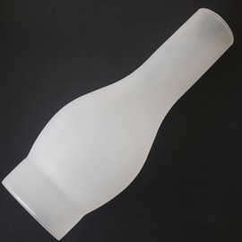 GXFCCYXT Oil Lamp Chimney 3 Inch Base by 10 Inch Height Kerosene Lamp Shade Tall Hurricane Lamp Glass Replacement Chimney Frosted Design for Oil and Kerosene Style Lamps