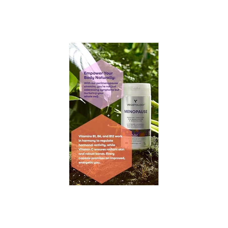 Vegetology Women's Balance Supplement with Sage, Ashwagandha & 26 Vitamins