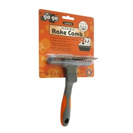 GoGo Large Flexible Rake Brush Puppy Pet Animal Dog Fur Comb