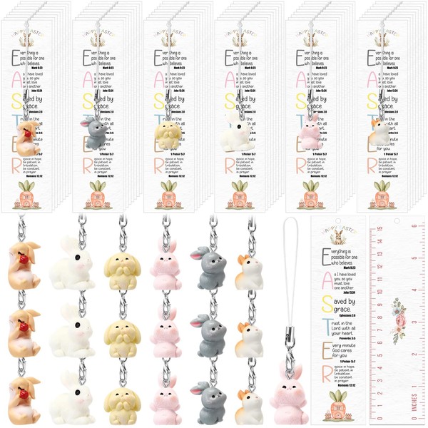 Lingvee 48 Sets Easter Gift Bulk Christian Bookmarks Gifts with