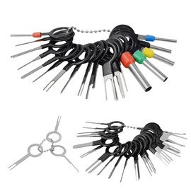 YFFSFDC Connector Pin Extractor, Terminal Removal Tool, Coupler, Connector, Wiring, Terminal Removal, 41 Types of Tools, Car Terminal Removal Key Tool, Wiring Connector Extractor Puller Release Pin