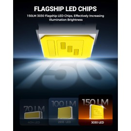 SEALIGHT 921 LED Bulb Reverse Light, W16W 906 912 921 Bulbs 600% Brighter Super Bright Reverse Light Bulb with Projector Replacement for T15 Backup Lights, 6000K White Pack of 2