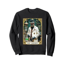 Mad Scientist Chemist In White Labcoat Costume Tarot Card Sweatshirt