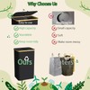 Pakusane Recycling Bin for Kitchen Indoor Home, Large 100L/ 26