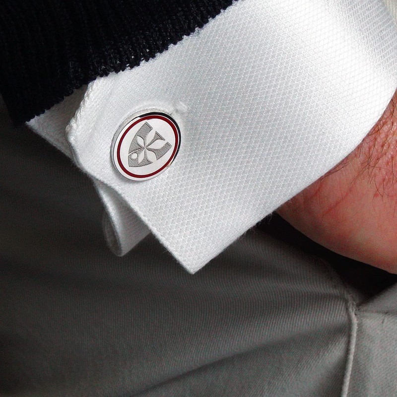Ohio State Engraved Buckeye Cuff Links
