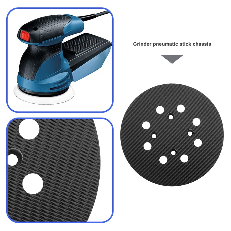 VGOL 5 Inch 125mm 8 Hole Sanding Disc Backing Pad