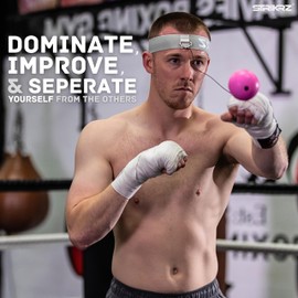 STRIKRZ Boxing Reflex Ball Boxing Training | Boxing Game | Punching Ball | Boxing Ball | Boxing Trainer | Boxing Speed Ball | Hand Eye Coordination Training | Punch Ball