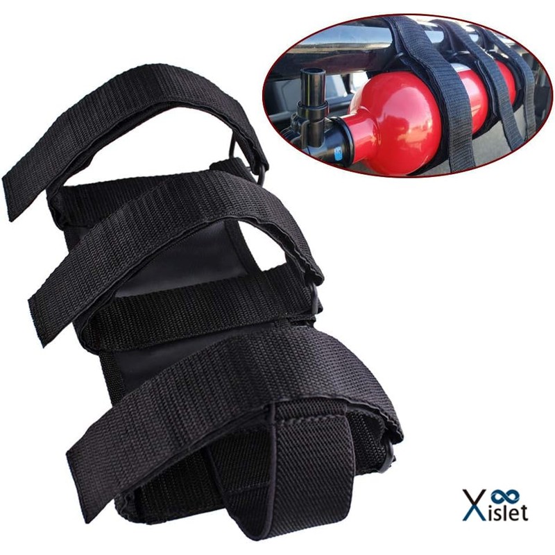 Xislet Offroad Roll Bar Fire Extinguisher Holder Compatible with Polaris