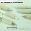 Cute Soft Sponge Gel Pen,4pcs Retractable Quick Dry Ink Pens,0.5mm