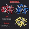 Hilitchi 120pcs 22-16/16-14/12-10AWG Piggy Back Insulated Terminals Electrical Wiring Wire