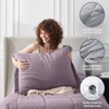 Nestl 7 Piece Twin Comforter Set – Dusty Purple Reversible