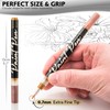 Stylo 4 Stück Metallic Marker Stifte Set – Roségold, permanente