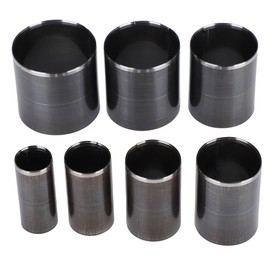 7Pcs Round Leather Punching Tools DIY Leather Hole Punch Tool HighSpeed Steel Plastic Box