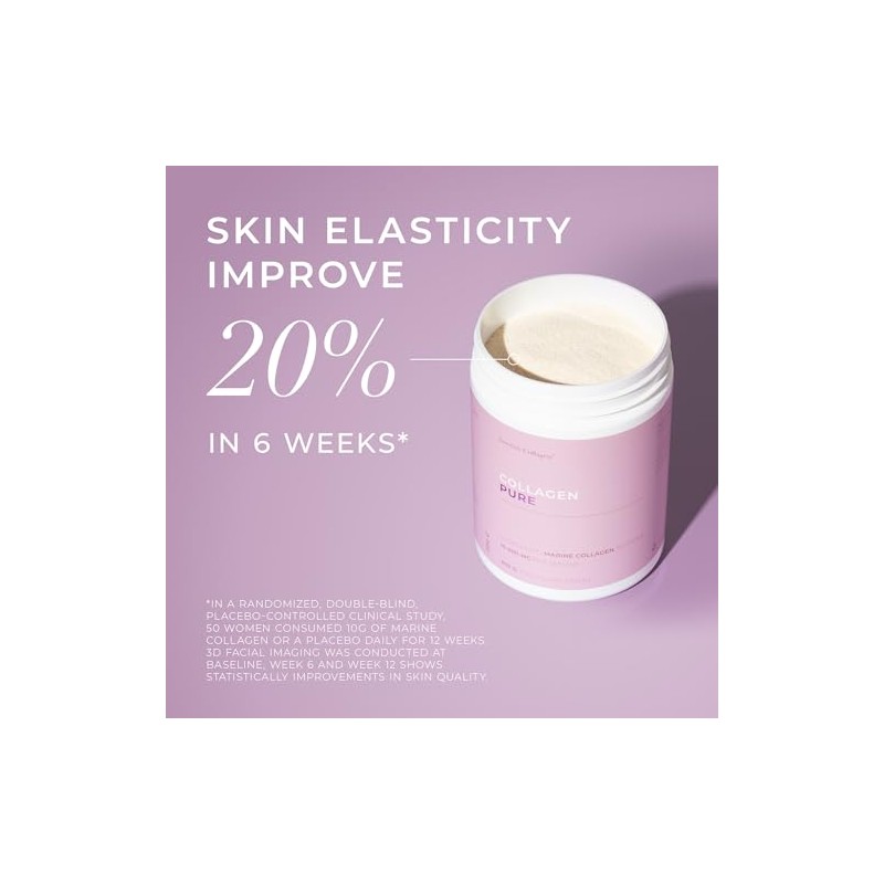Swedish Collagen Pure Marine Collagen 10,000 mg Unflavoured Powder, 600