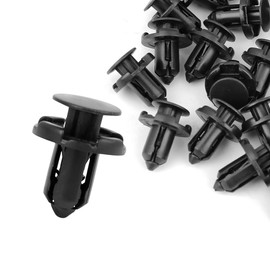 VekAuto 50 Pcs 9mm Plastic Push Retainer Bumper Clips Fasteners Rivet Clips MR200300 for Honda Auto Accessories