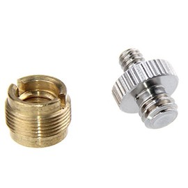 CAMVATE Mic Stand Screw 3/8" to 5/8"& Screw Thread Adapters 1/4" to 3/8"