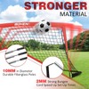 BOHEN 6x4FT Portable Soccer Goal for Kids Backyard with Carry